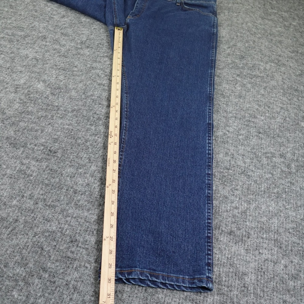 Wrangler Jeans Mens 42x30 Blue 47 Regular Fit Premium Performance Cowboy Cut - Picture 7 of 11